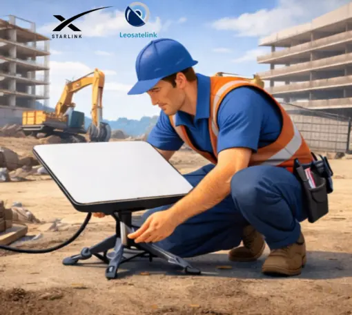 Instalasi Starlink Konstruksi Leosatelink