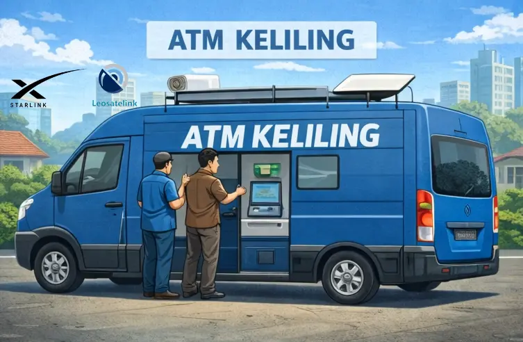 Starlink Keliling - ATM Keliling - Starlink Perbankan Leosatelink