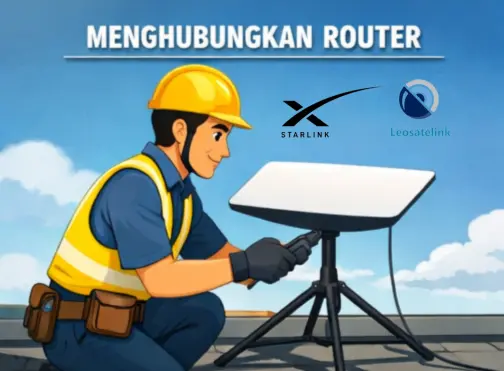 Starlink Logistik Leosatelink (Instalasi)