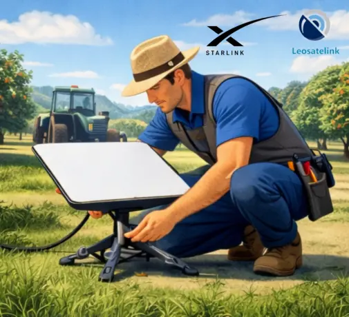 Starlink Pertanian - Starlink Perkebunan Leosatelink