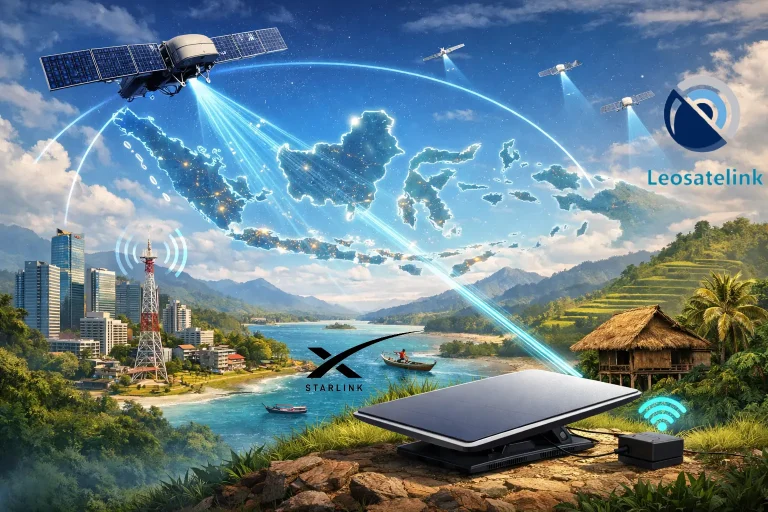 layanan internet satelit indonesia