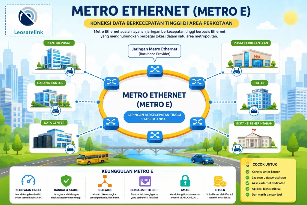 layanan Metro E - layanan Metro Ethernet