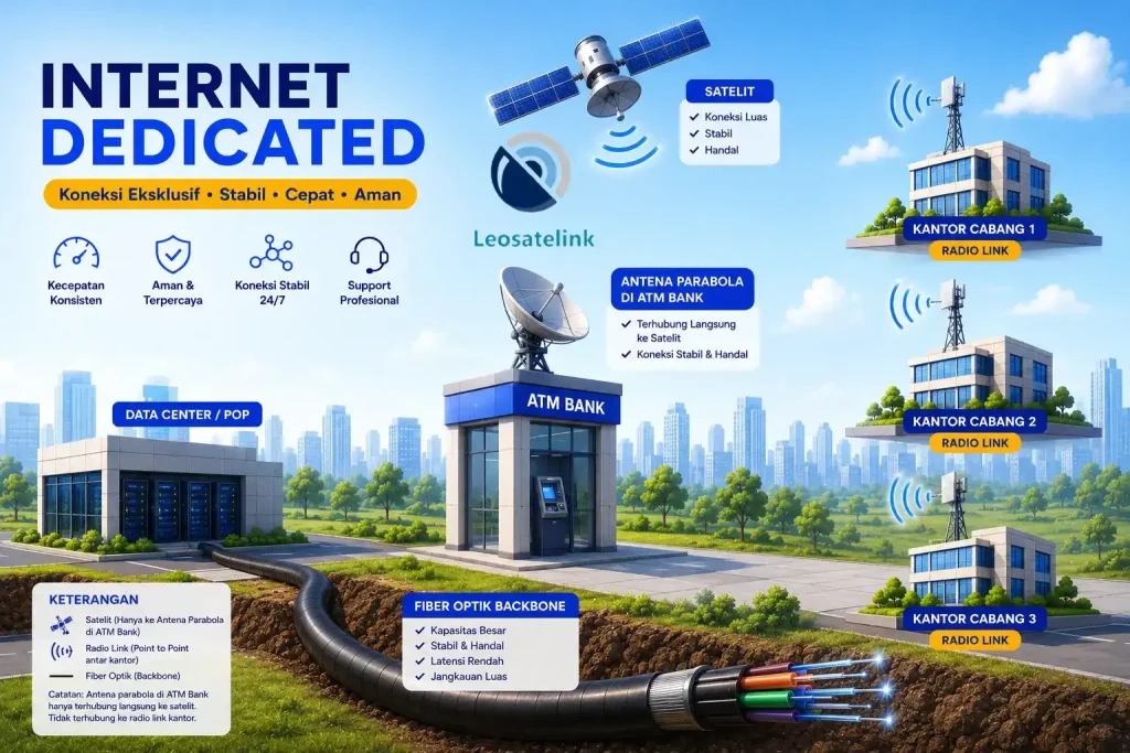 paket internet dedicated Leosatelink