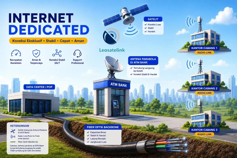 Paket Internet Dedicated : Solusi Koneksi Handal untuk Korporasi & Institusi