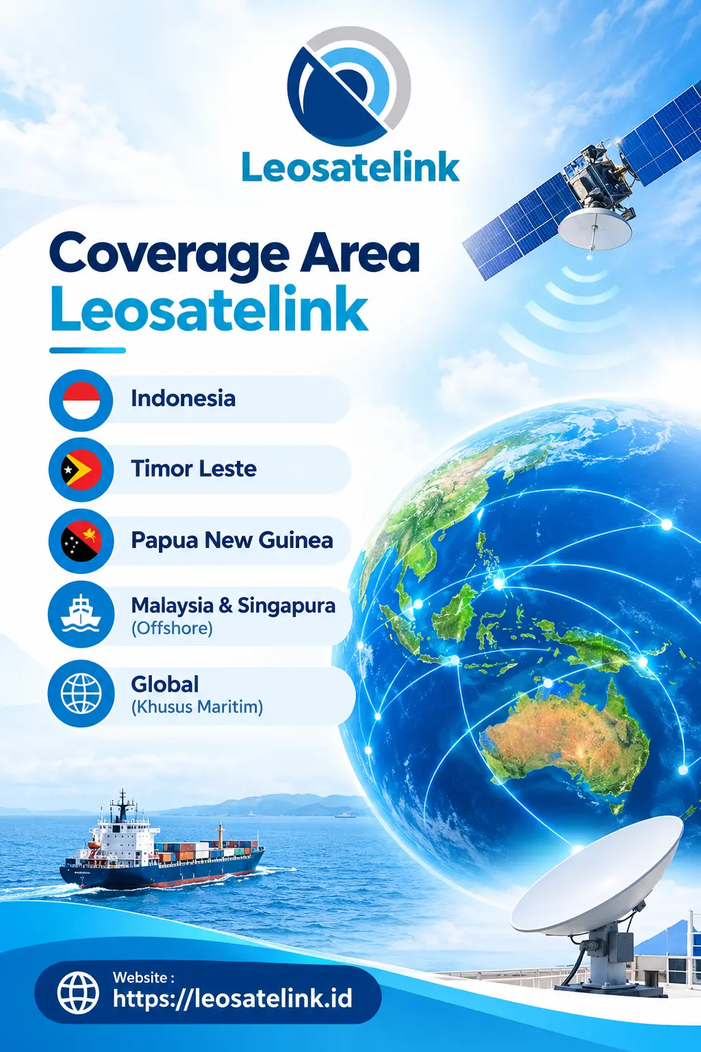 coverage area Leosatelink