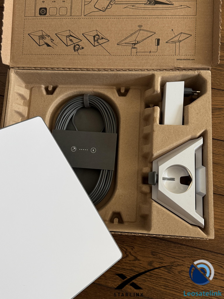 Starlink Mini Leosatelink Unboxing
